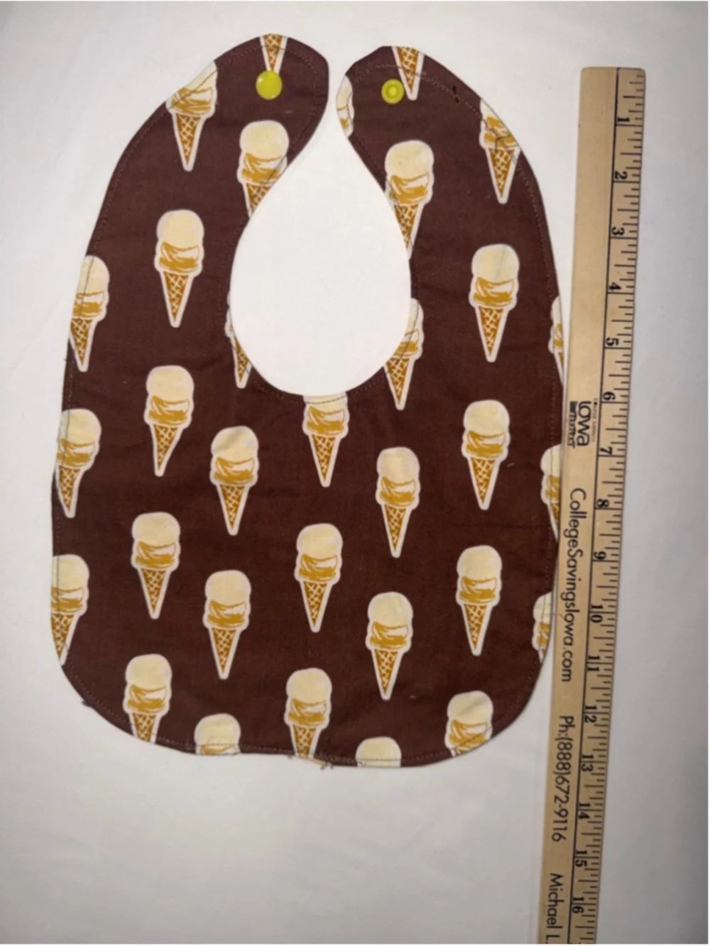 NWT Handmade Reversible Baby Bibs Lot of 3 Cotton Snap Closure Unique Mixed Lot